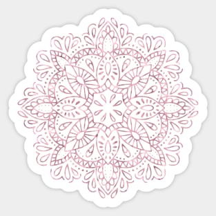 Pretty Pink Mandala Sticker